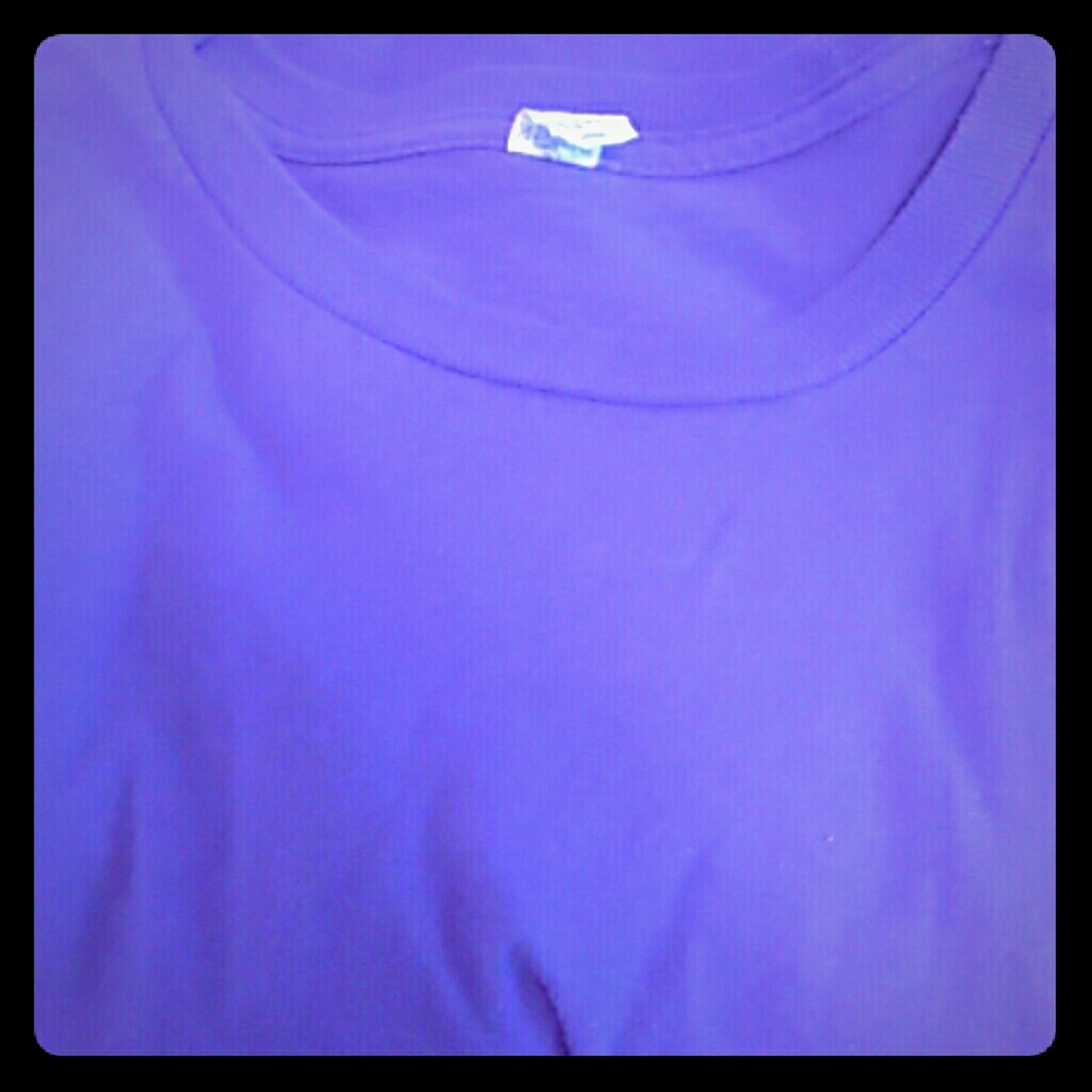 A plain purple shirt